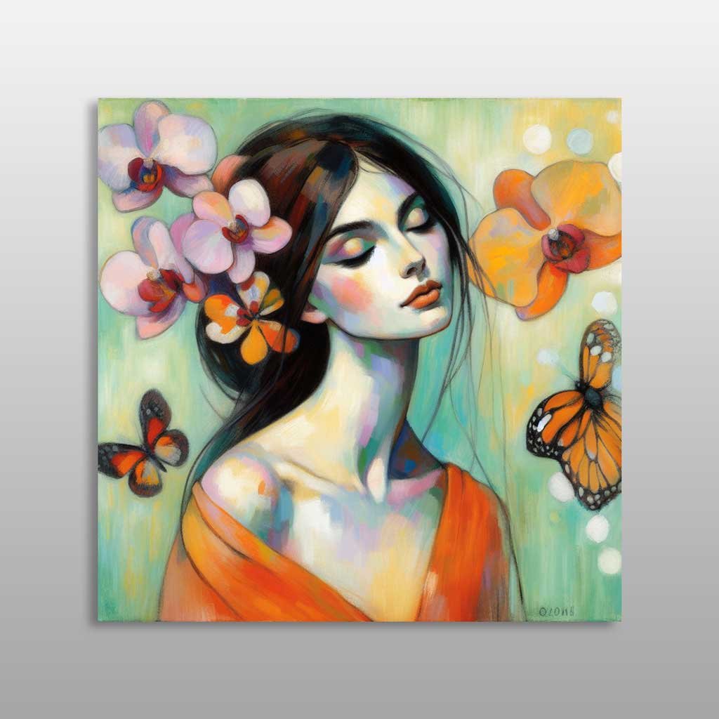 Vajza me orkidet Vajza me orkidet